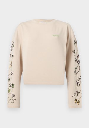 ARROW LEAVES TEE PUMICE - Hosszú ujjú felső - beige