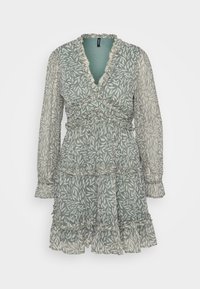 VMSMILLA FRILL SHORT DRESS - Day dress - laurel wreath