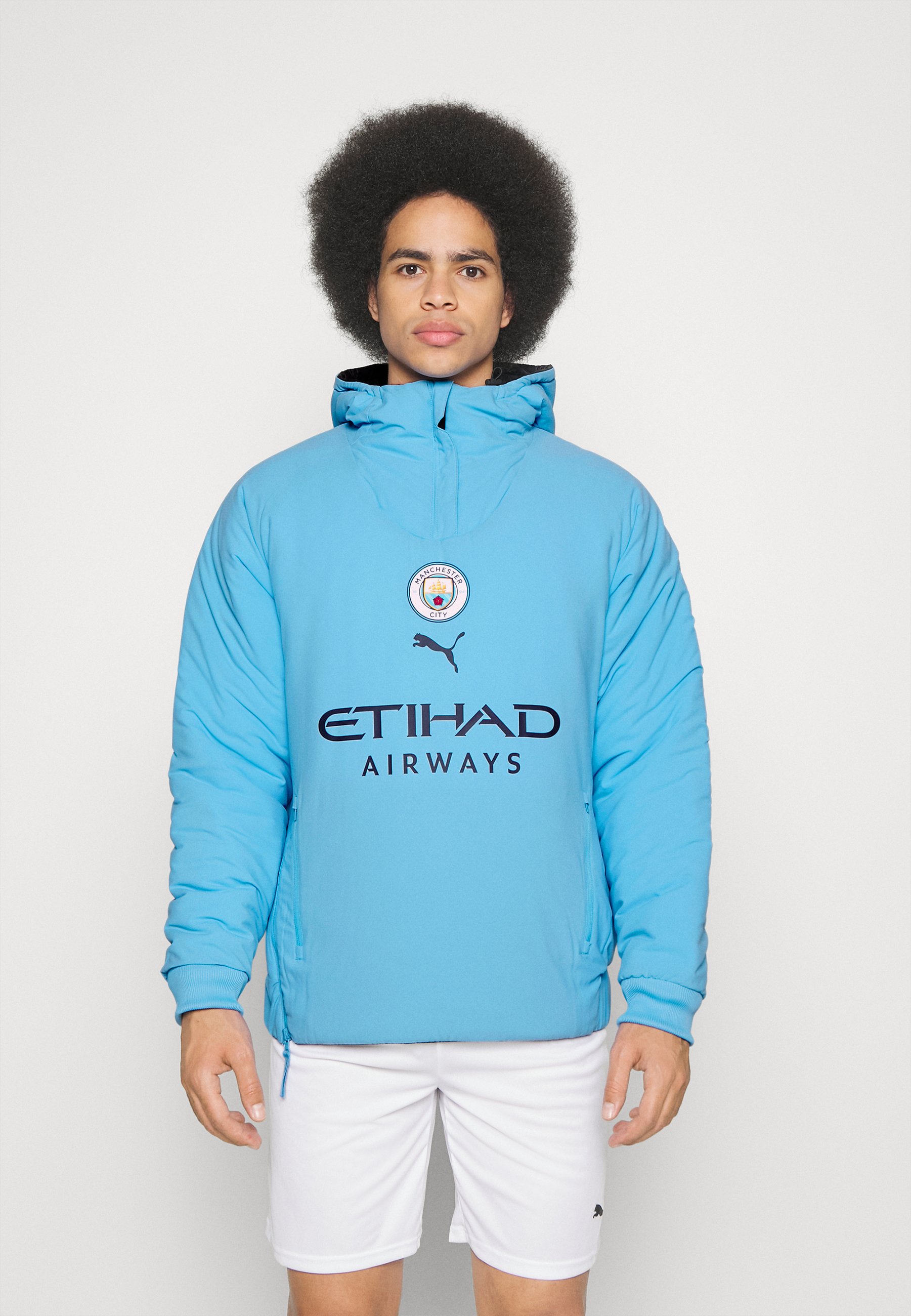 Puma MANCHESTER CITY 1/2 ZIP REVERSIBLE JACKET 