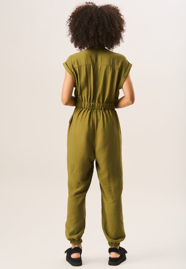 WAIST TIE POCKET DETAIL PLAY - Jumpsuit - khaki2