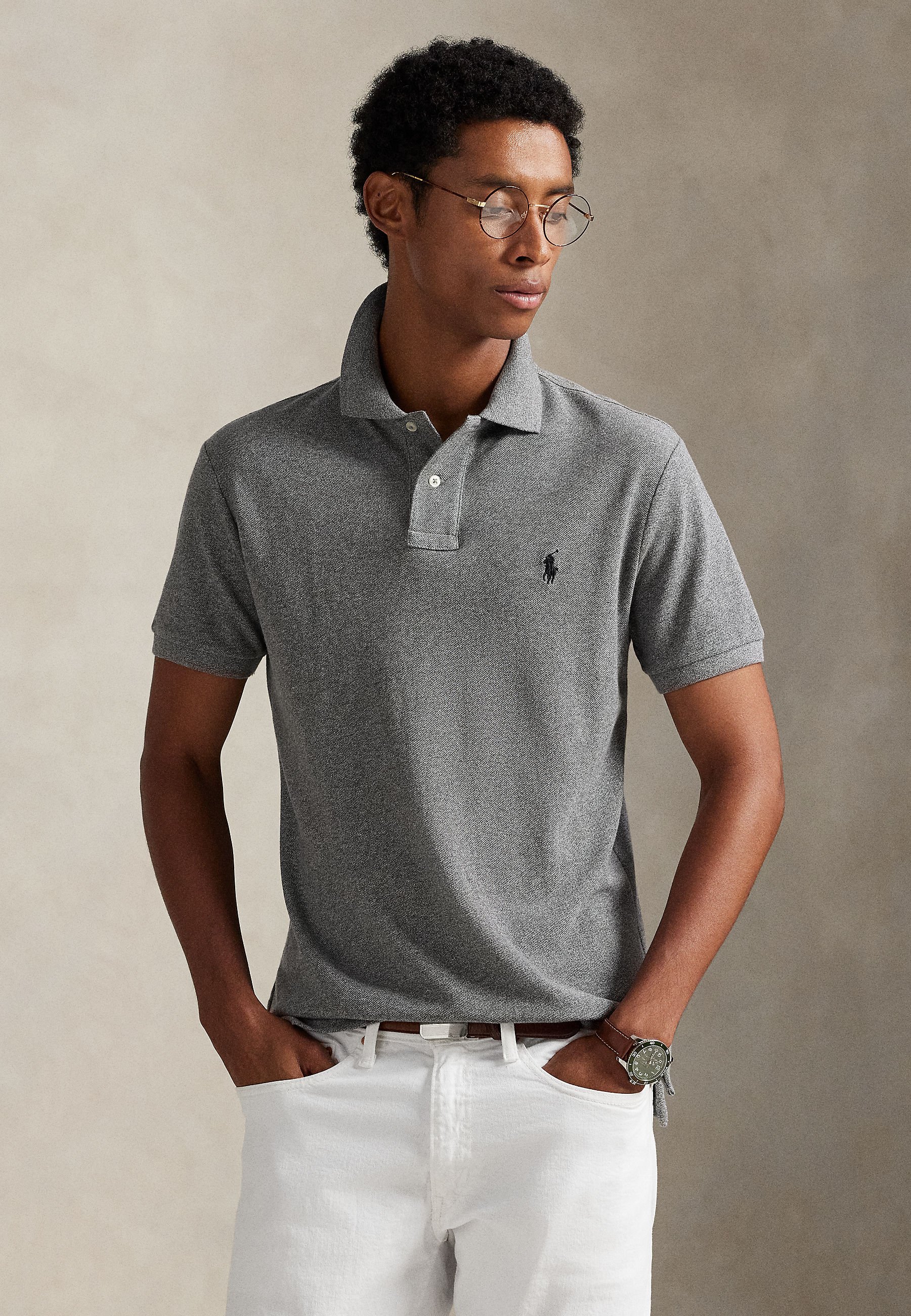 Polo Ralph Lauren BASIC CUSTOM SLIM FIT - Polo - canterbury