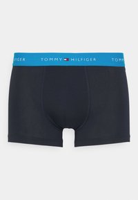 Tommy Hilfiger SIGNATURE TRUNK 3 PACK - Calzoncillos - cerulean aqua/ant silver/fireworks