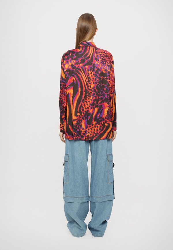 Button-down blouse - orange3