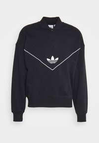 adidas Originals ADICOLOR SEASONAL ARCHIVE HALF-ZIP - Sportinis megztinis - black/white