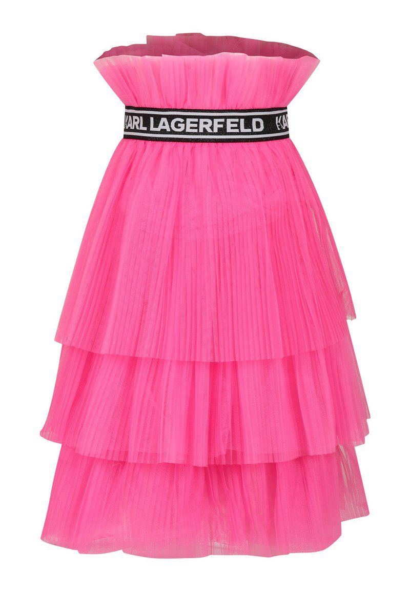 KARL LAGERFELD KIDS Plooirok donkerroze KARL LAGERFELD KIDS Plooirok donkerroze