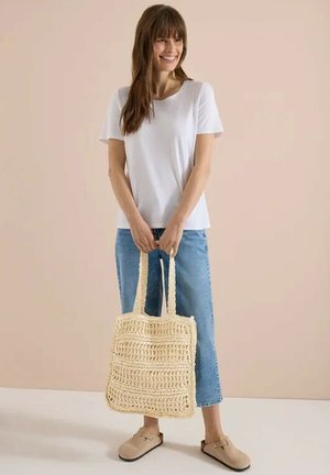 Cecil, TASCHE IM CROCHET-LOOK - Shopping Bag - straw beige