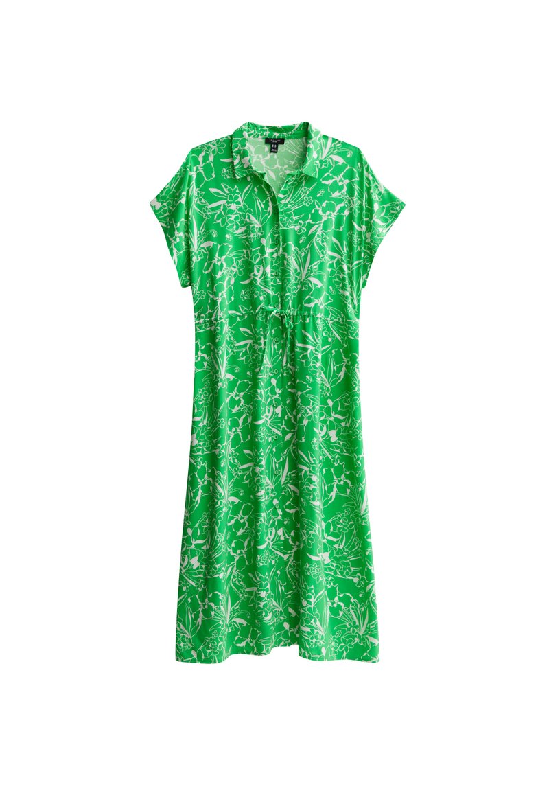 New Look Curves Blousejurk groen gemêleerd