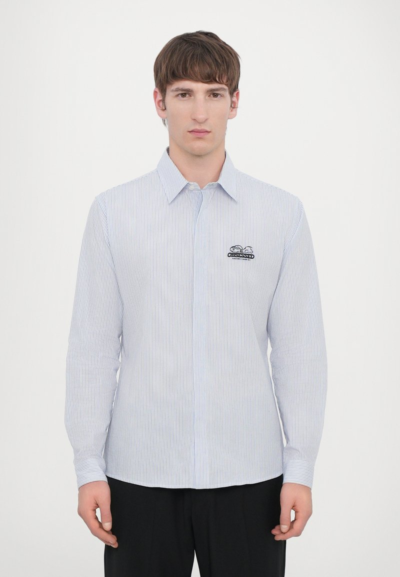 Iceberg CAMICIA - Hemd - bianco/blu/azzurro