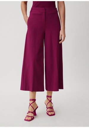 comma, LOOSE MIT BÜGELFALTEN - Pantaloni - fuchsia