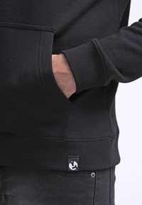 YOURTURN Felpa con cappuccio - black