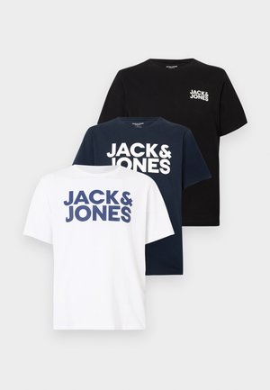 JJECORP LOGO TEE O NECK 3 PACK - Nyomott mintás póló - multi-coloured