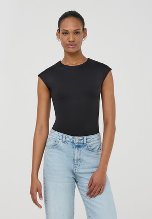 WITH WING SLEEVES - T-shirt basic - nero