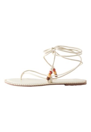 Next, REGULAR FIT - FOREVER COMFORT® WRAP SANDALS . - Sandaler m/ tåsplit - bone cream