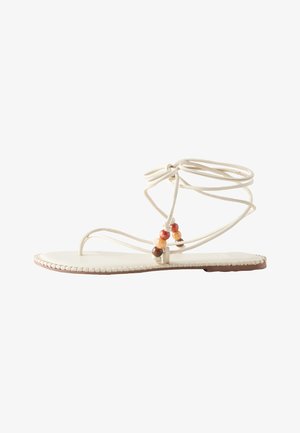 Next, REGULAR FIT - FOREVER COMFORT® WRAP SANDALS . - Sandaler m/ tåsplit - bone cream