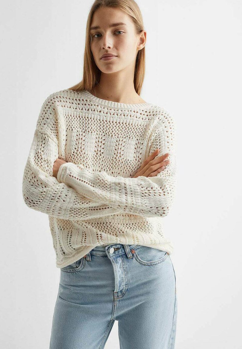 Mango Kids BOHO Jumper blanc cassé/offwhite Zalando.ie
