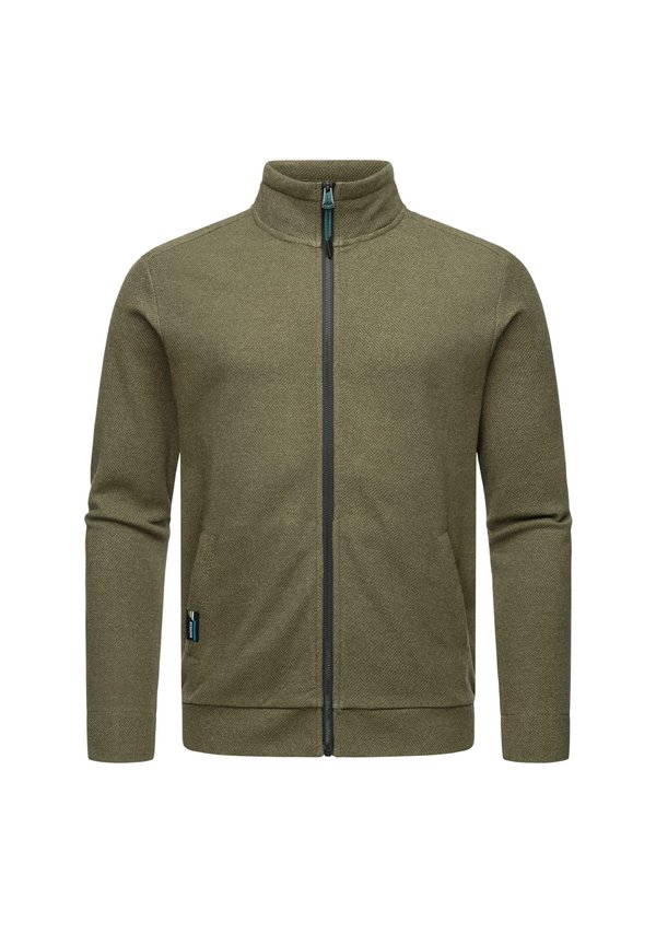 CARLOW - Sweatjacke - olive