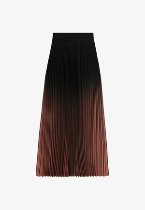 Reiss REGULAR FIT-MARLIE OMBRE - A-line skirt - black pink