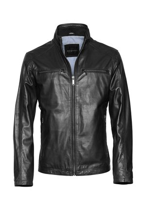 Lederjacke - schwarz