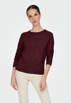 ONLY ONLRICA LIFE NOOS - Trui - zinfandel