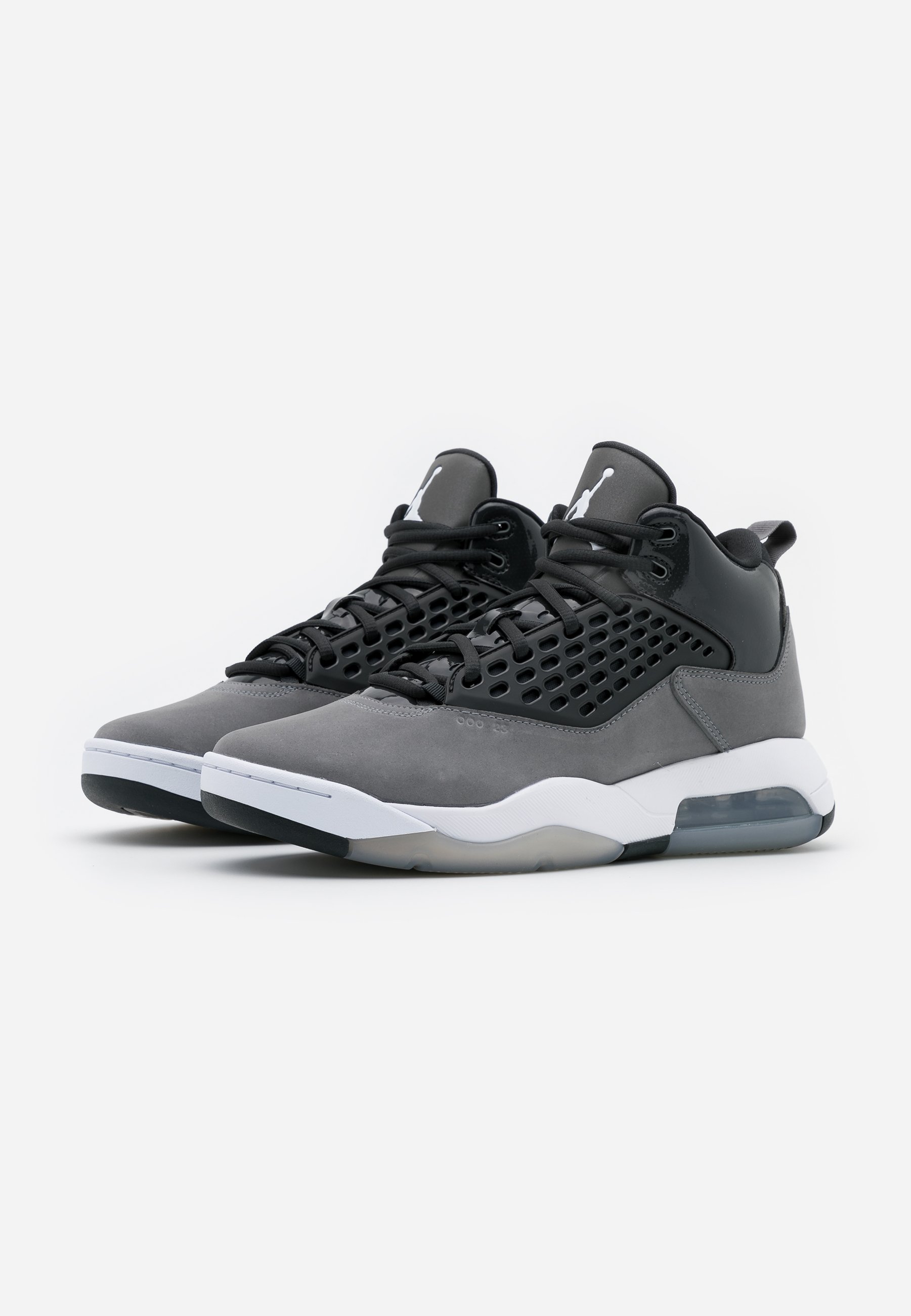 Jordan MAXIN 200 - Baskets montantes - dark smoke grey/white/smoke  grey/anthracite - ZALANDO.FR