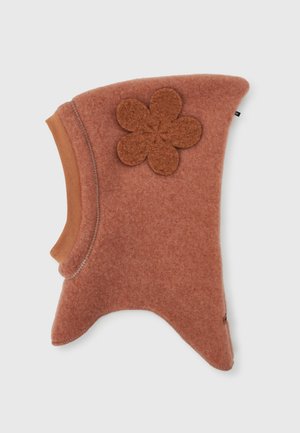 FLOWER BALACLAVA UNISEX - Čepice - dusty apricot
