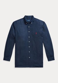 LINEN SHIRT - Vapaa-ajan kauluspaita - newport navy