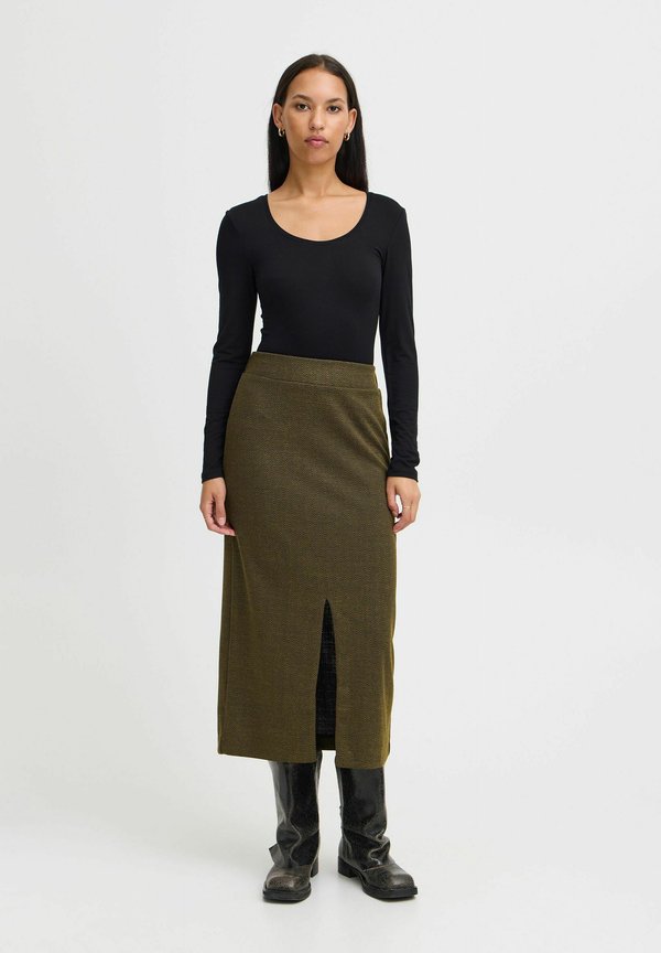 IHKATE JACQUARD LONG - A-line skirt4