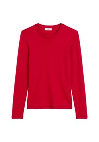 ROUNDNECK FLATLOCK - Topper langermet - red mulberry