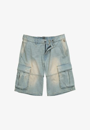 STHUGE, BERMUDA, bleached denim