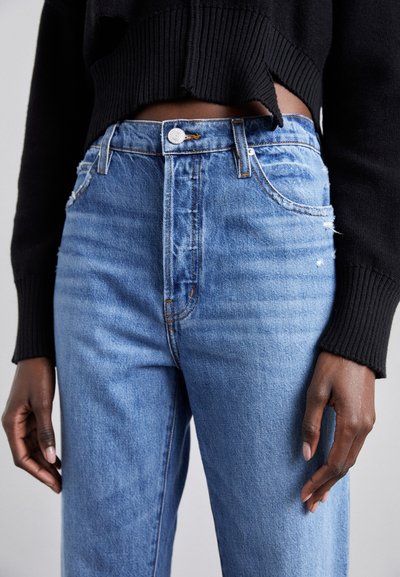 FRAME LE MEC - Sirgete säärtega teksad - blue denim