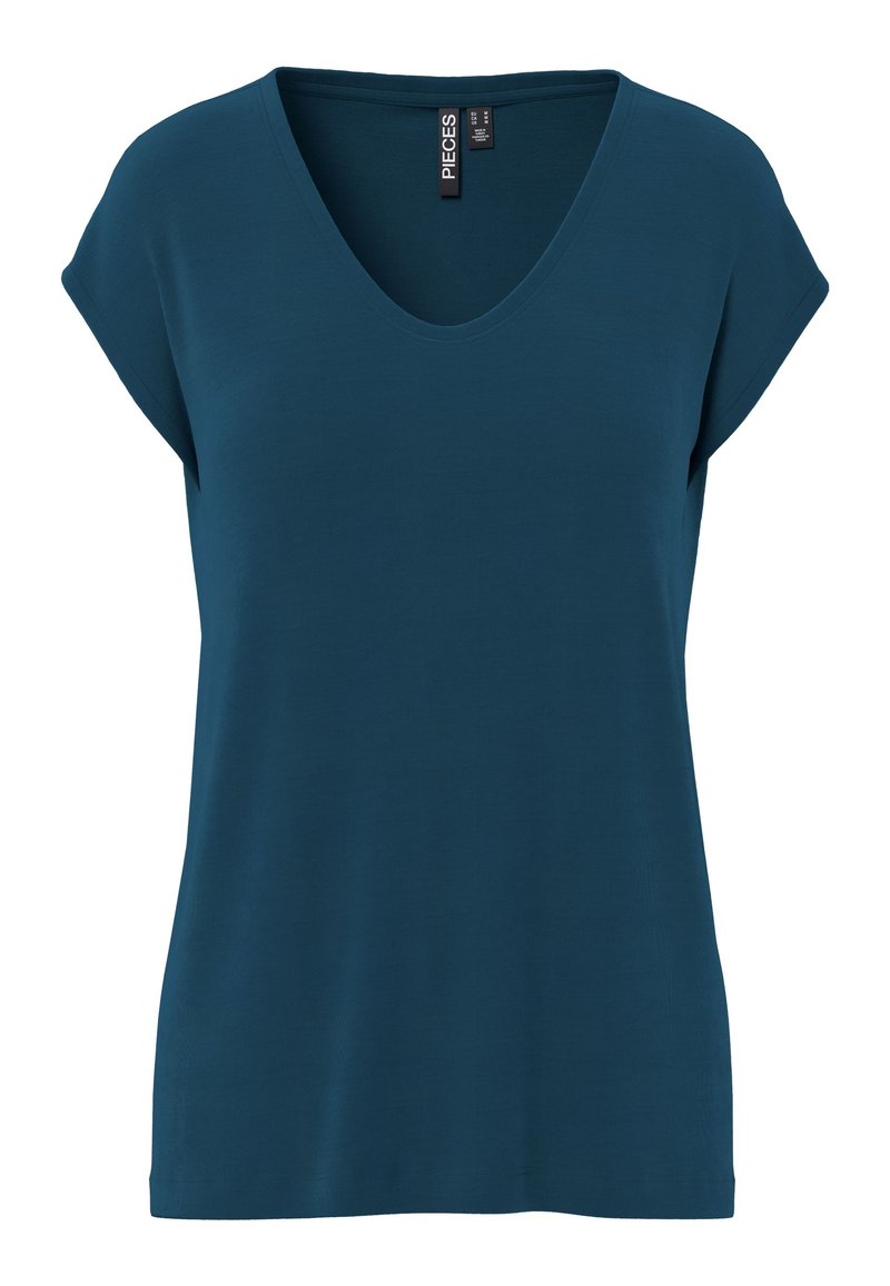 Pieces PCKAMALA TEE NOOS - Basic T-shirt - reflecting pond/teal ...