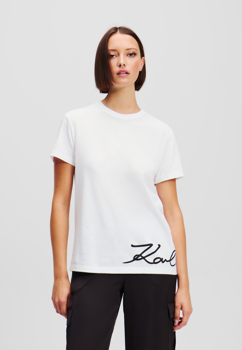 Karl Lagerfeld Tshirt Signature White main image 0