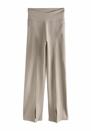 REGULAR FIT - HIGH WAIST FLARED  - Stoffhose - neutral