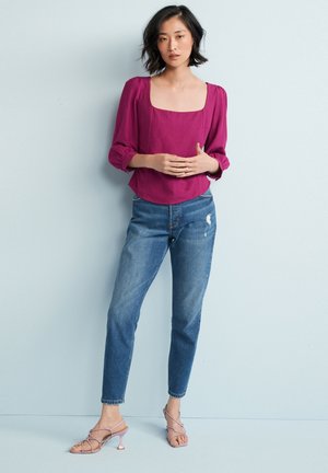 SLIM FIT - Bluzka - raspberry pink