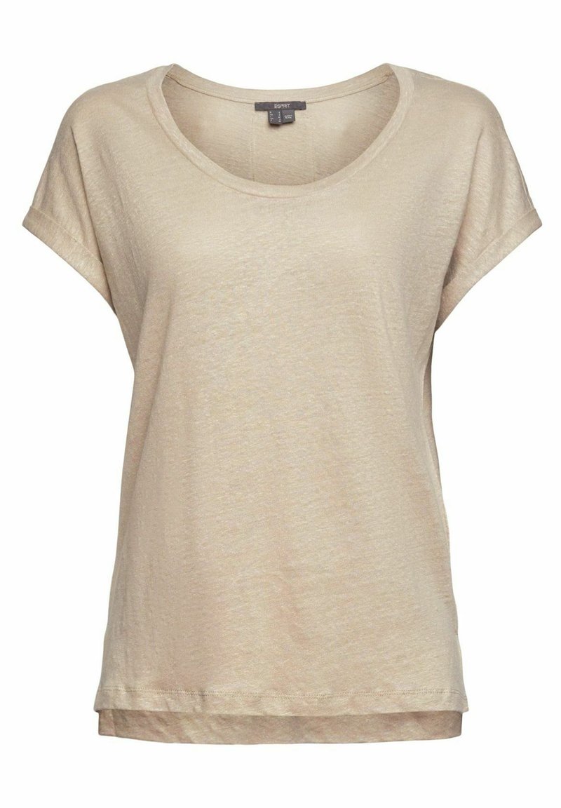 Damen T-Shirts | Esprit Collection T-Shirt basic light taupe/taupe - HJ42268 Damen T-Shirts | Esprit Collection T-Shirt basic light taupe/taupe - HJ42268