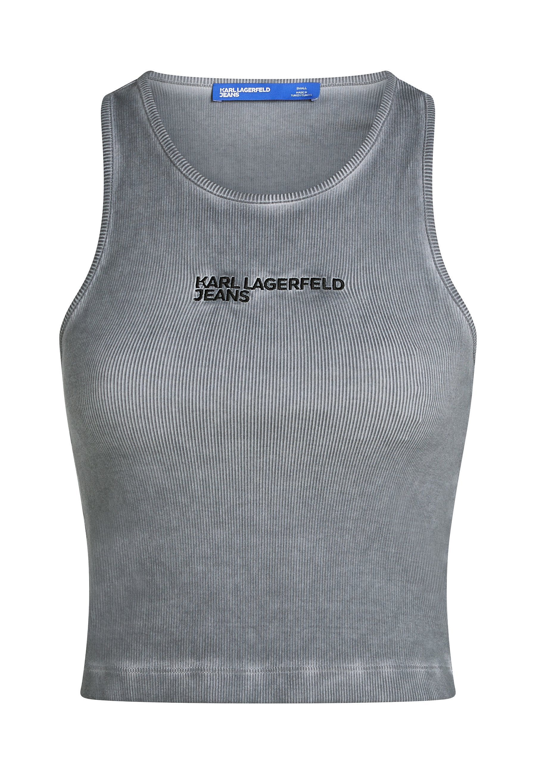 売れ筋商品|||カール ラガーフェルド ジーンズ Tシャツ レディース トップス WASHED TANK - Top - monument Karl Lagerfeld Jeans WASHED TANK - Top - monument/šedá