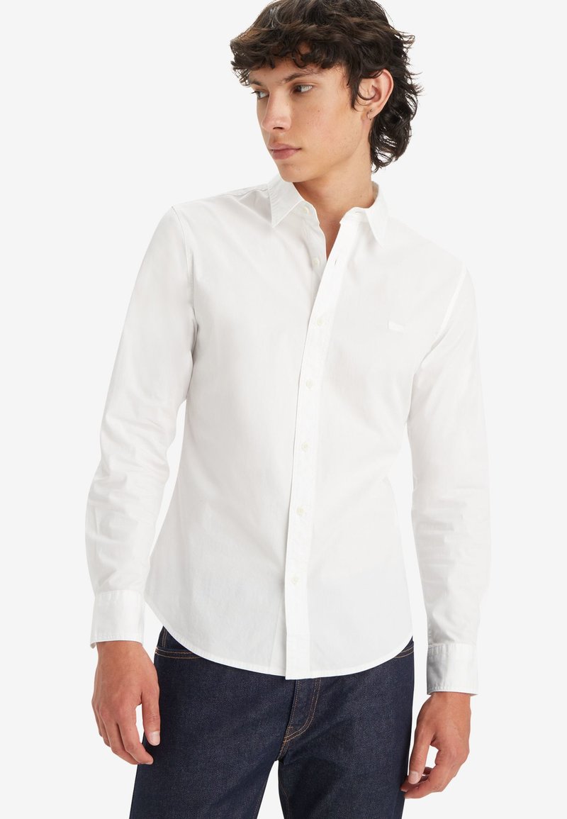 Levi's® - BATTERY SLIM - Overhemd - bright white, Vergroten