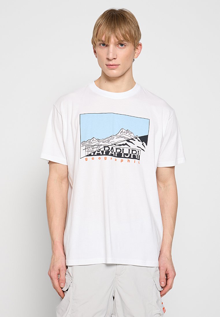 Napapijri T-shirt print wit