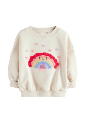 REGULAR FIT - CREW NECK  - Sweatshirt - cream rainbow taco