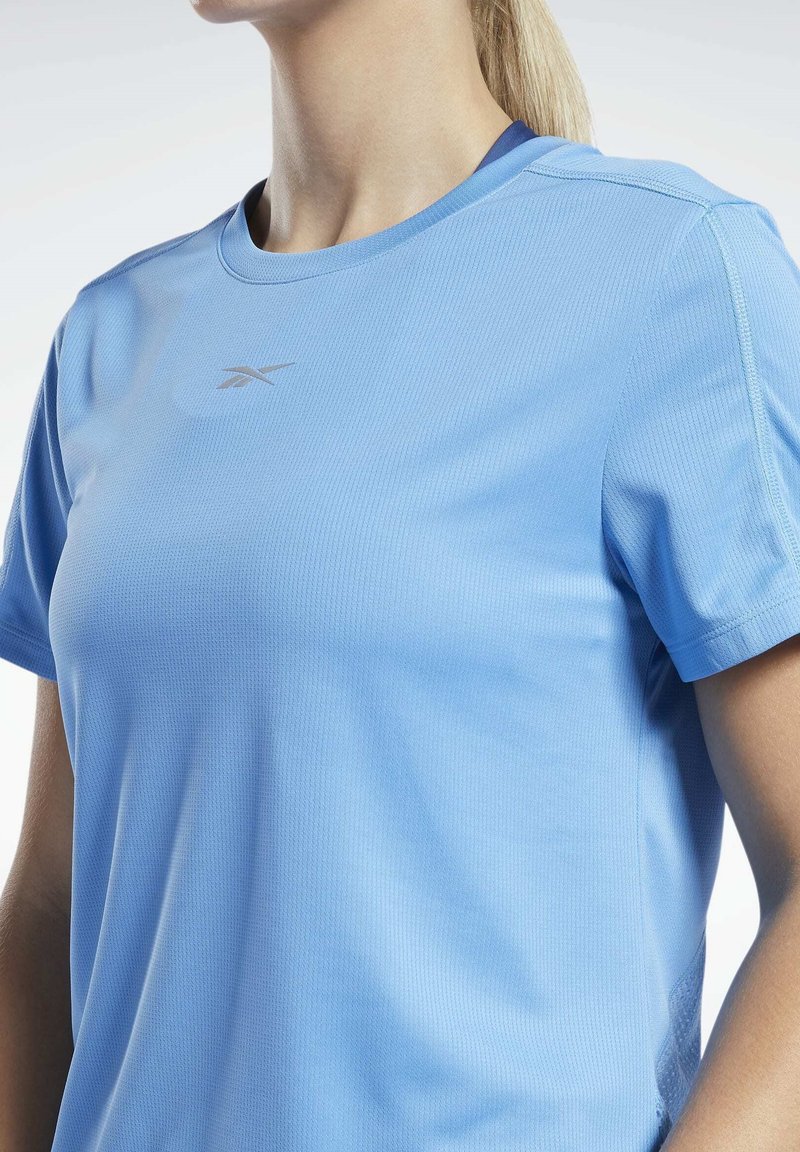 Damen Sportbekleidung | Reebok T-Shirt basic blue/hellblau - JA18152 Damen Sportbekleidung | Reebok T-Shirt basic blue/hellblau - JA18152