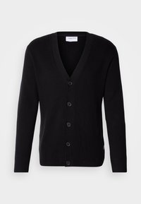 Lindbergh BUTTON CARDIGAN - Cardigan - black
