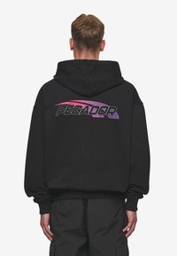 Pegador CLAYTON OVERSIZED JACKET - Užtrauktuku užsegamas treningas - washed black