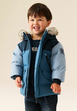 Next, WATERPROOF PADDED COAT - Geacă - blue colour block