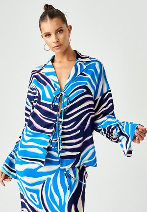 X KRISTINA - Bluza - blue abstract swirl