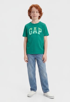 GAP, LOGO FILLED ARCH TEE - T-shirt imprimé - green