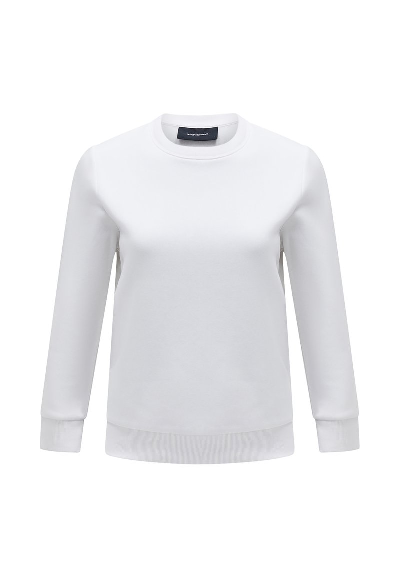 Peak Performance W ORIGINAL SMALL LOGO CRE - Sweatshirt - naturweiss ...