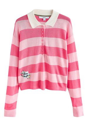 Next, Poloshirt - pink stripe