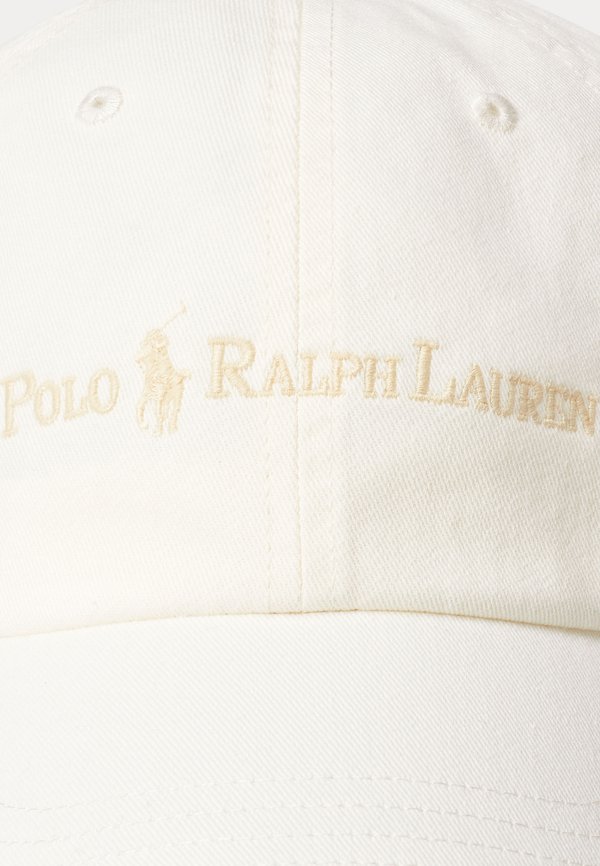 LOGO COTTON TWILL BALL CAP - Cap - clubhouse cream2