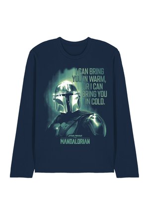 THE MANDALORIAN BRING YOU IN COLD QUOTE - Langarmshirt - dark blue