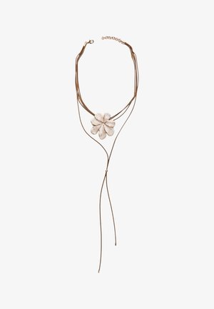 Stradivarius FLORAL  - Necklace - beige